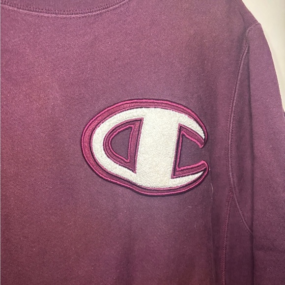 Champion Crewneck Maroon sweatshirt - Picture 2 of 5